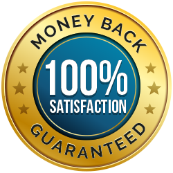 60-day 100% money-back guarantee badge for Neurosalt, ensuring a safe and risk-free purchase for new customers.